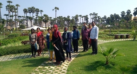 Field visit to Government Horticultural institute and Botanical Garden at Madhavaram, Chennai- Manag